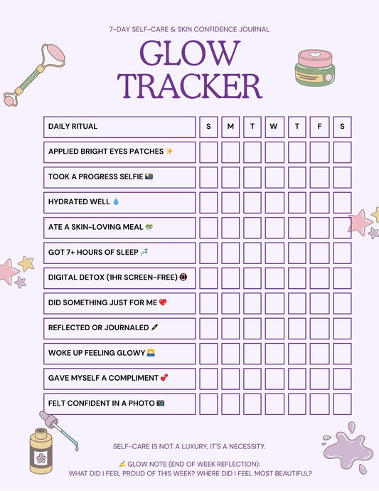 Glow Tracker Printable Journal